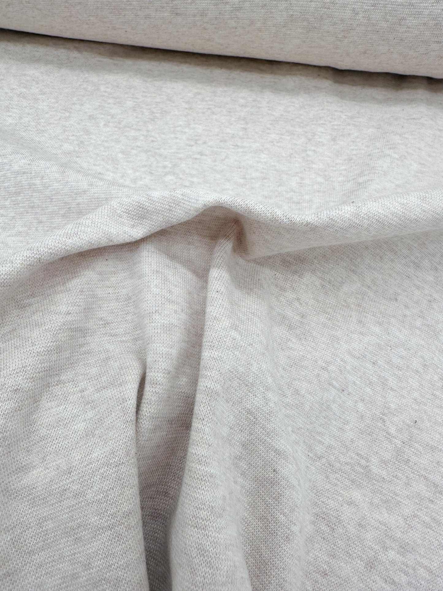 Bündchen Bündchenstoff cream meliert