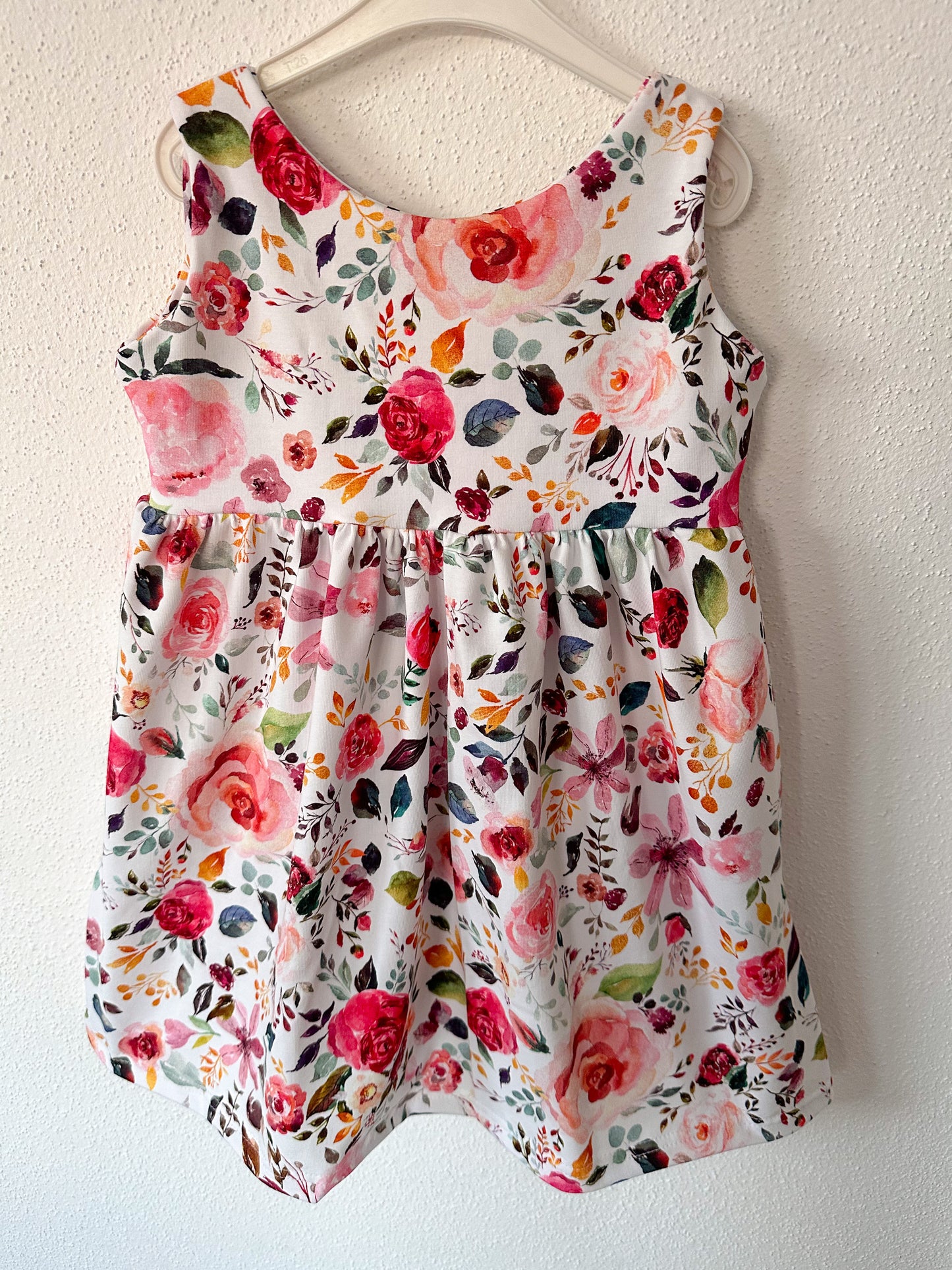 Jerseykleid Blumen Baby Sommerkleid Mädchen floral