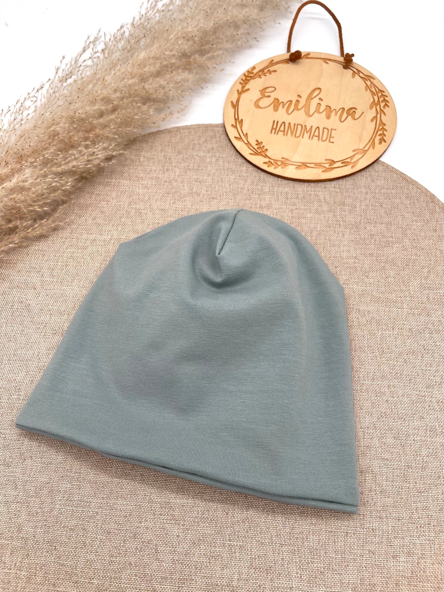 Beanie Beaniemütze Mütze Baby Kind Uni einfarbig