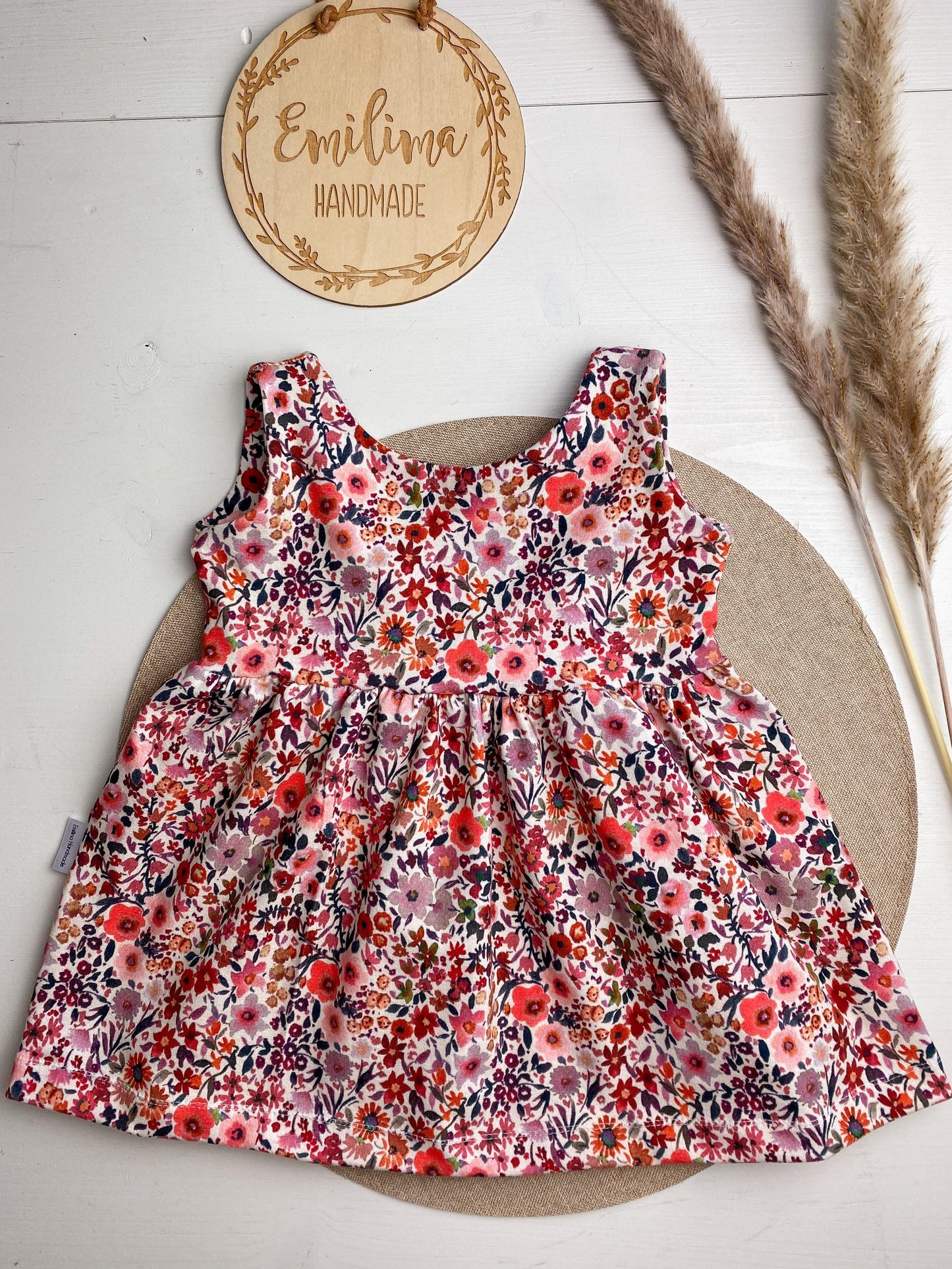 Jerseykleid Blumen Baby Sommerkleid Mädchen floral