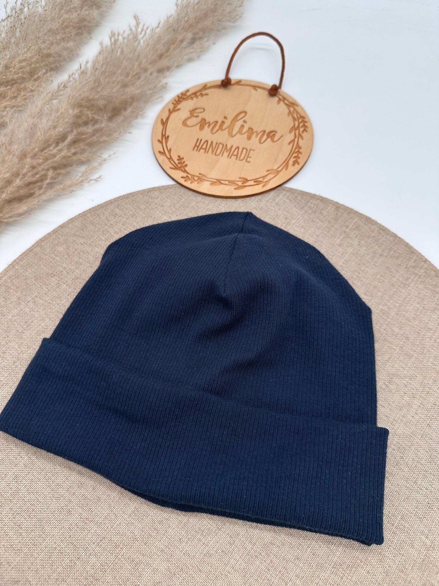 Hipster Beanie Marineblau