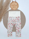 Leggins Rib Jersey Frühlingsblumen Gr.74