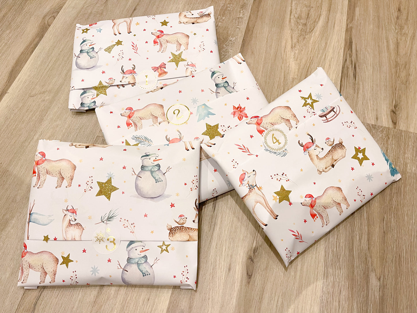 Adventspaket - 4 Päckchen als Überraschung für jeden Adventssonntag 🌲🎄