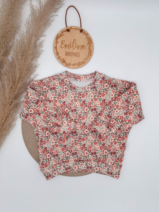 Oversize Rib Sweater Motive Mädchen