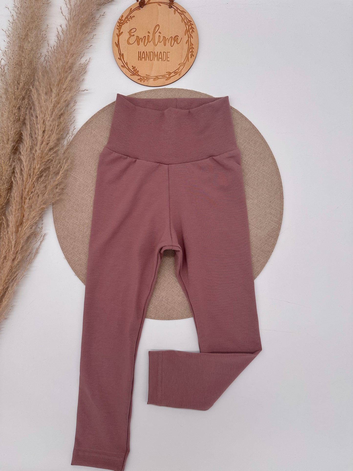 Leggins aus Uni Jersey