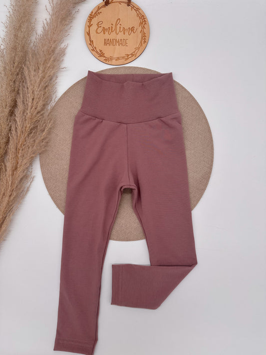 Leggins aus Uni Jersey