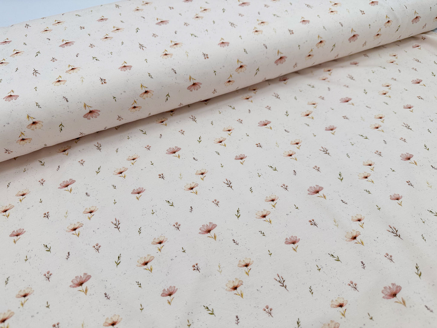 Stoff Jersey Boho Flowers