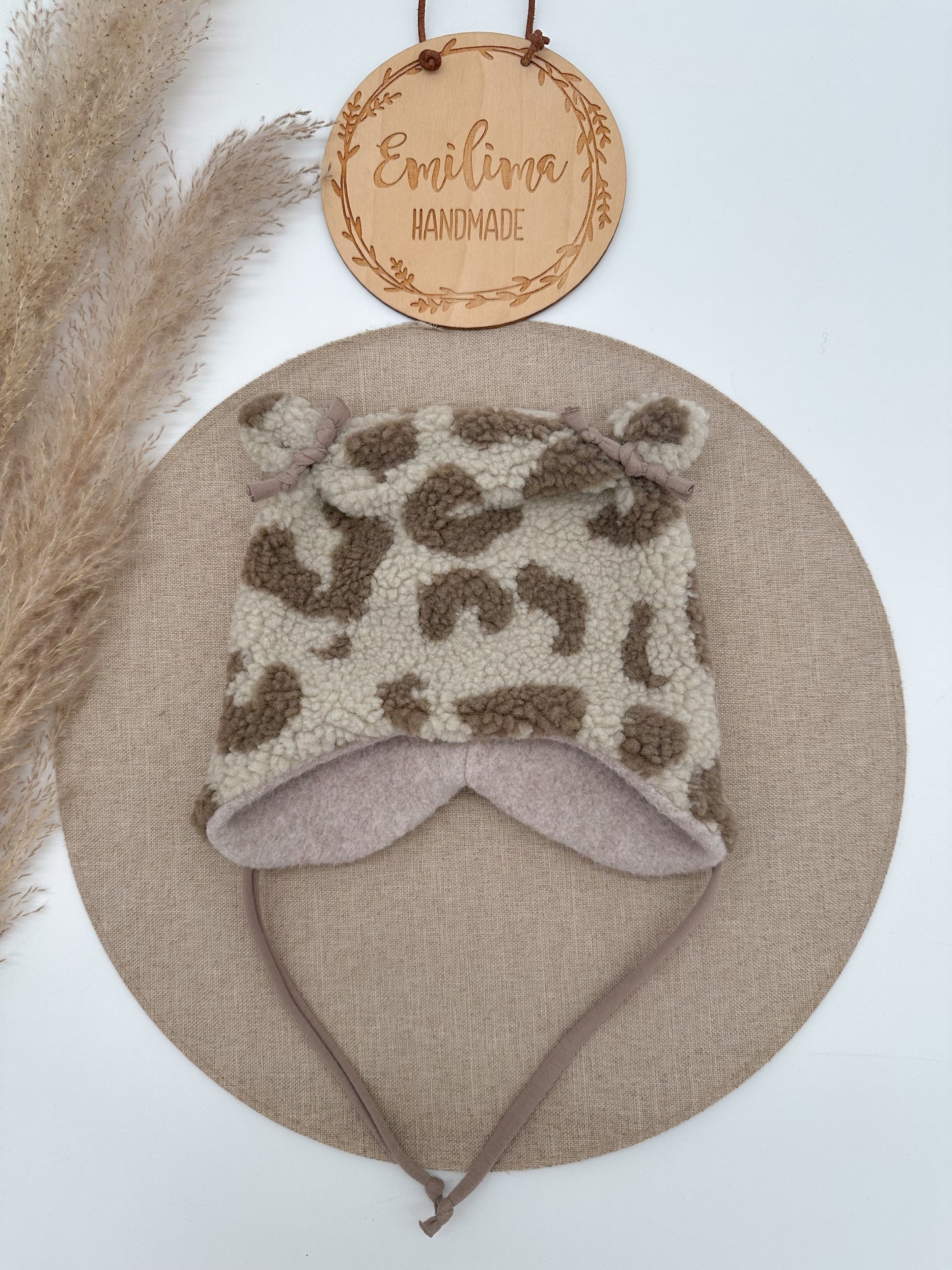 Sherpa Fleece Öhrchenmütze Leo