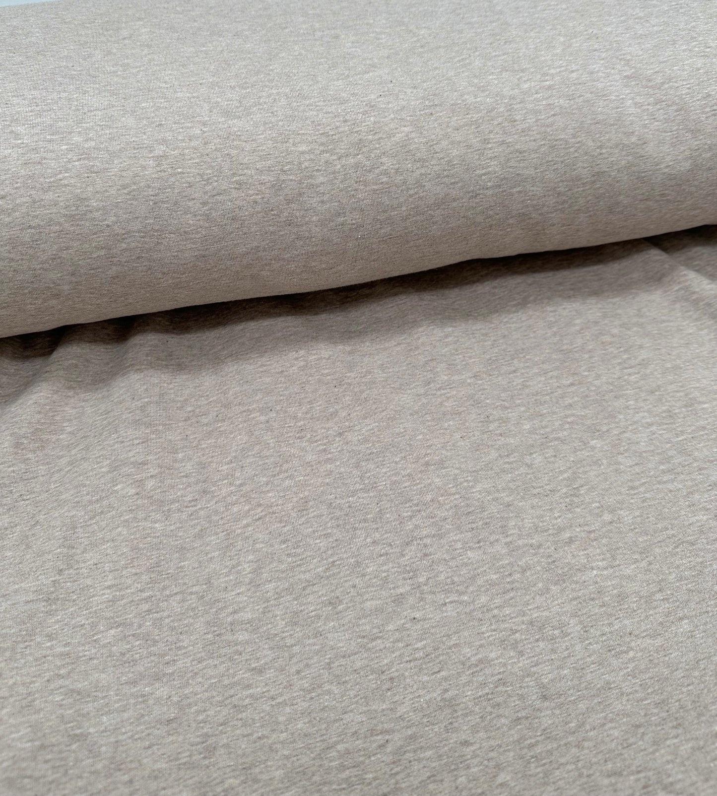 Kuschelsweat beige meliert