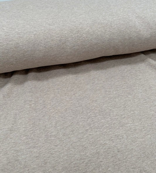 Kuschelsweat beige meliert