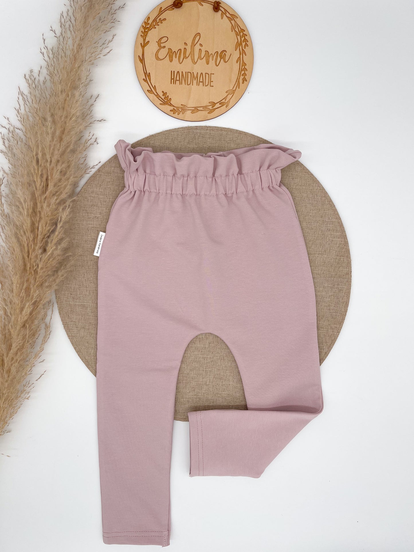 Warme Paperbag Hose Paperbagpants Uni Baby Kleinkind Mädchen