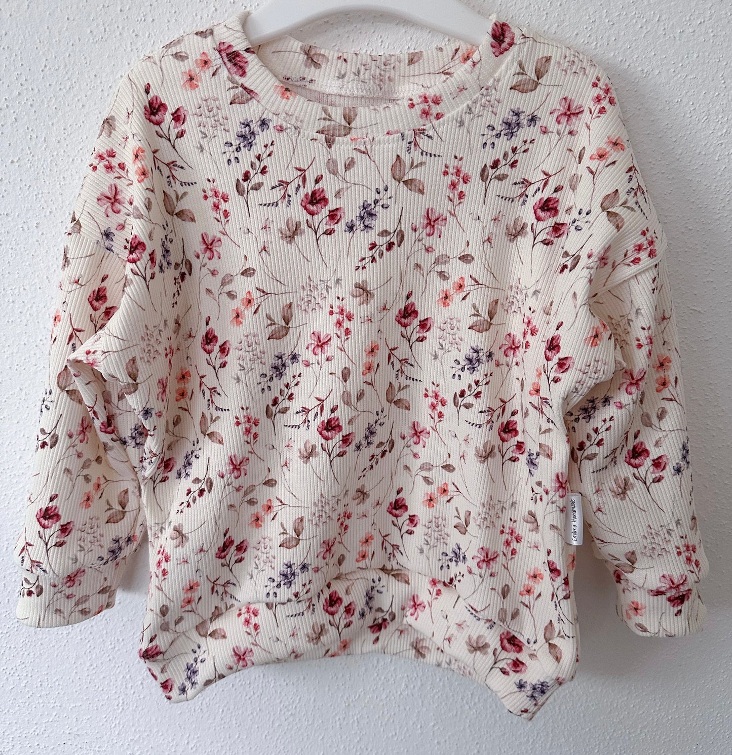 Oversize Rib Sweater Blumen