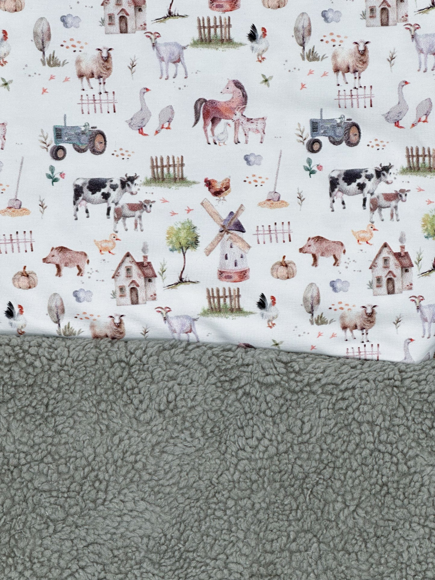 Öhrchenmütze Teddyfleece mint