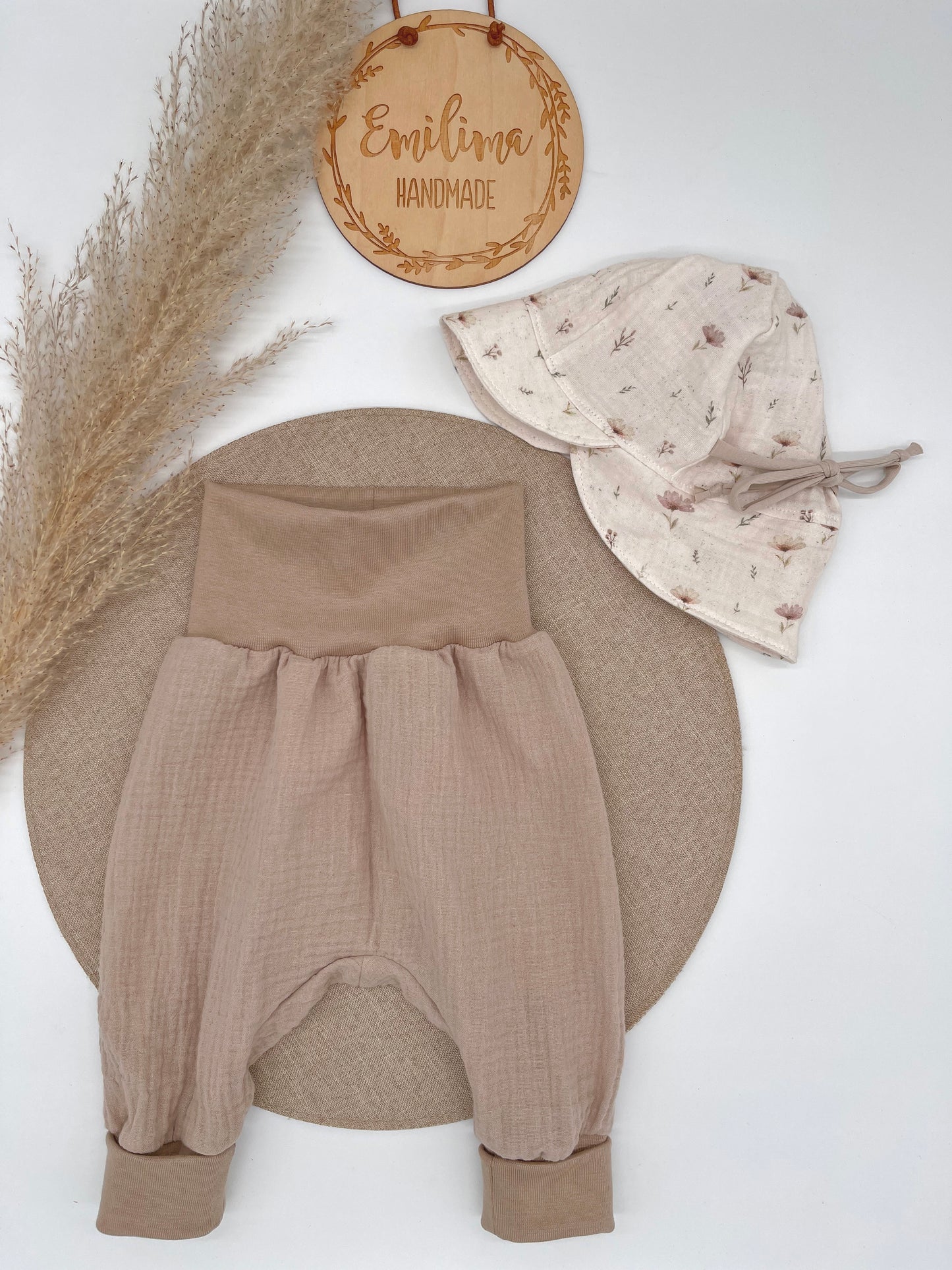 Musselin Pumphose Baby Babyhose Sommer