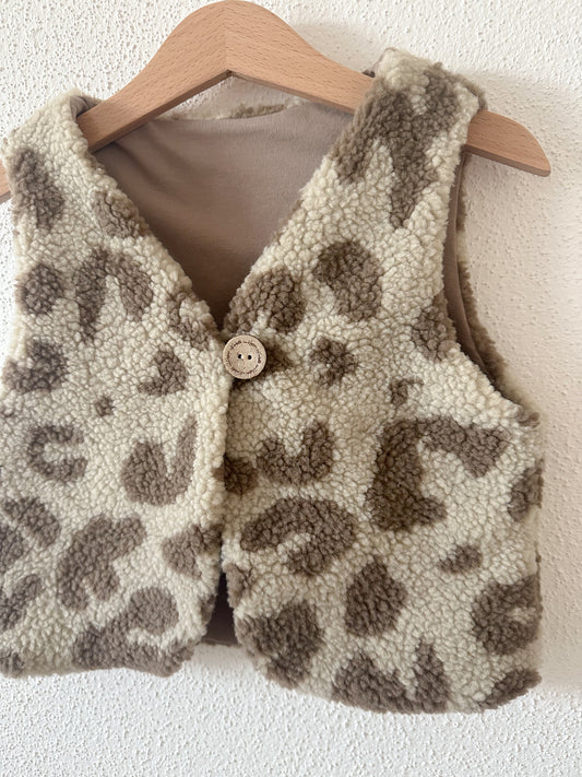 Sherpa Teddy Fleeceweste Leo