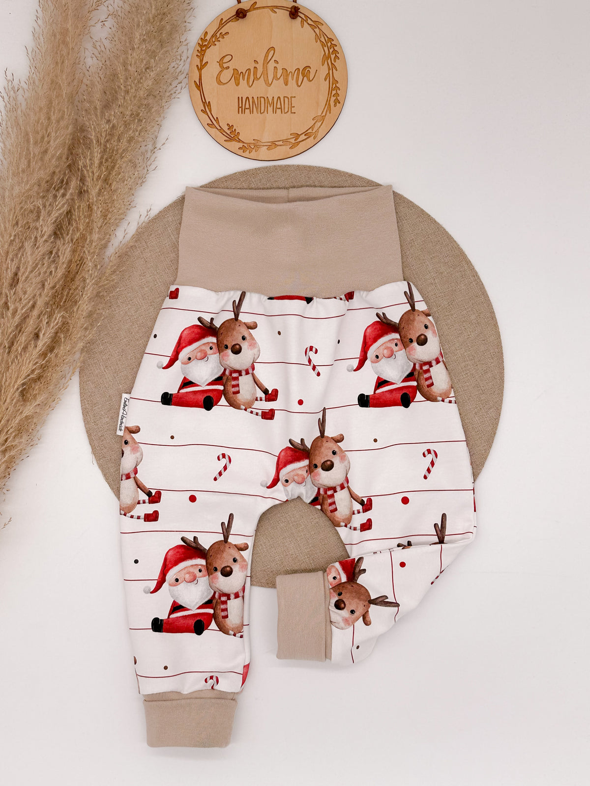 Baggypants Santa und Rentier Gr.86/92