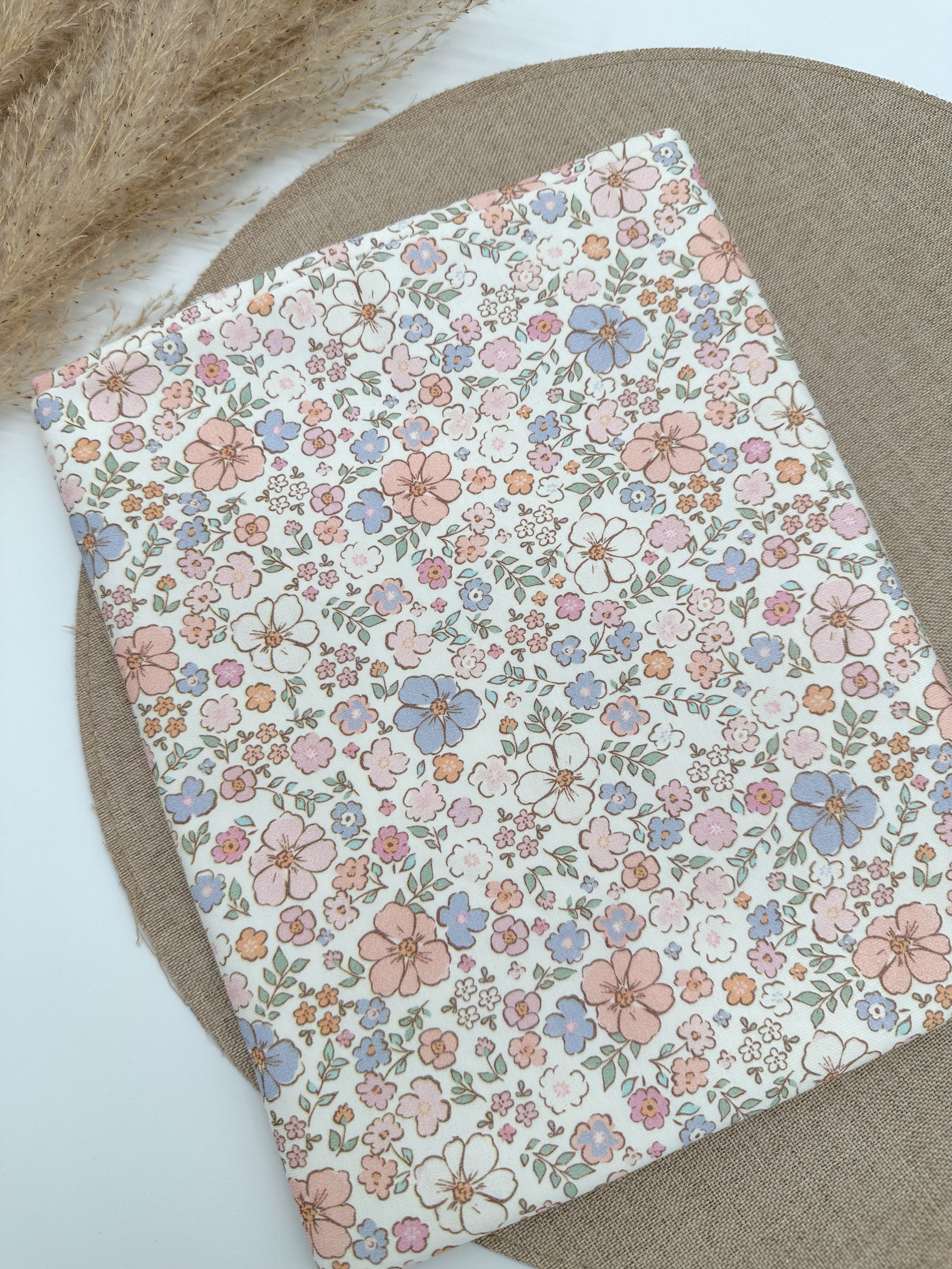 Baumwolljersey Meterware Spring Flowers