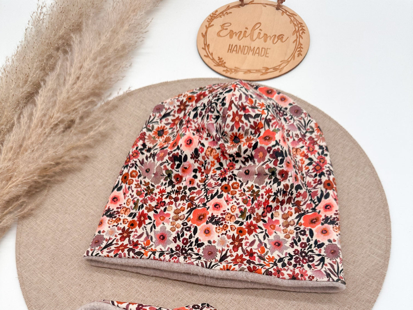 gefüterte Beanie-mit Baumwollfleece