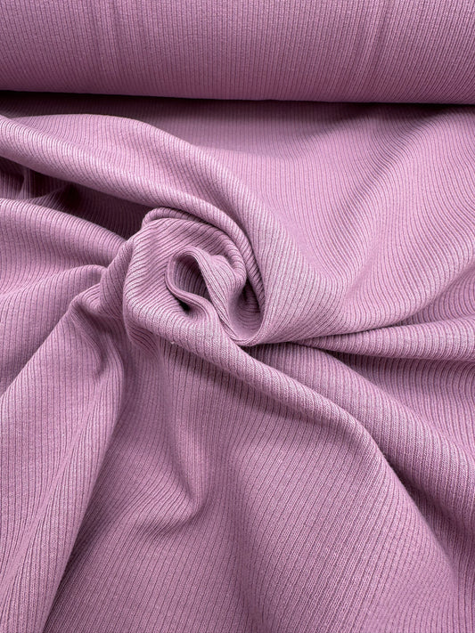 Rib Jersey Uni Flieder
