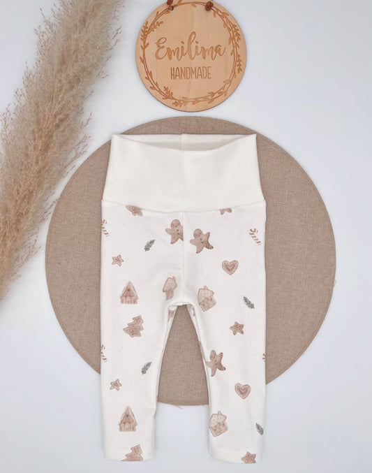 Leggins Weihnachtszeit Creme