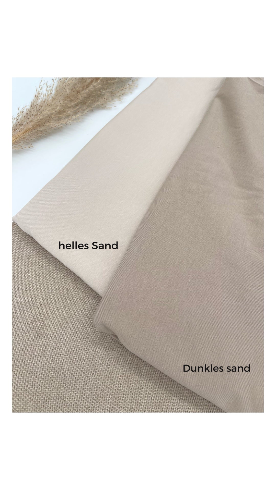Jersey Meterware Uni Sand