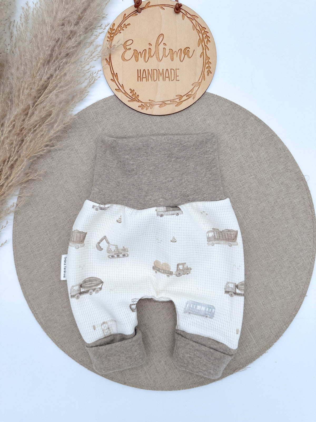 Baggypants Waffeljersey Baustelle Gr.50/56