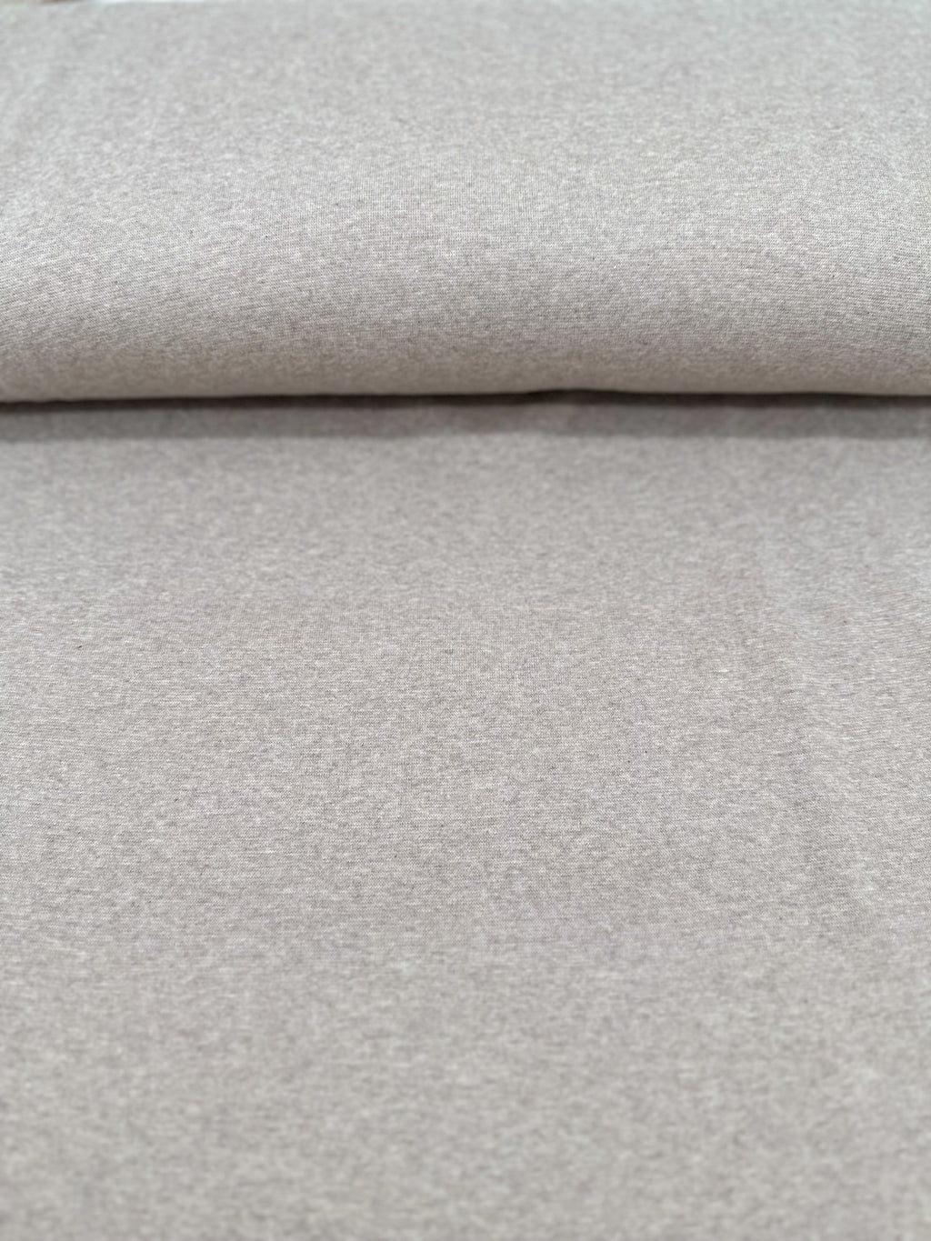 Bündchen Bündchenstoff beige meliert