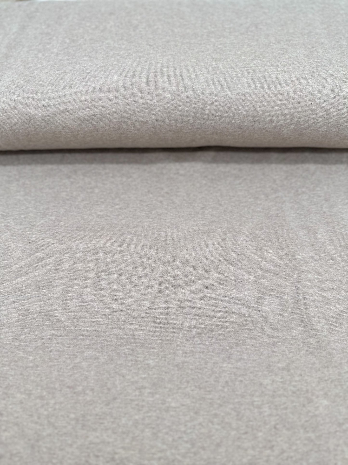 Bündchen Bündchenstoff beige meliert