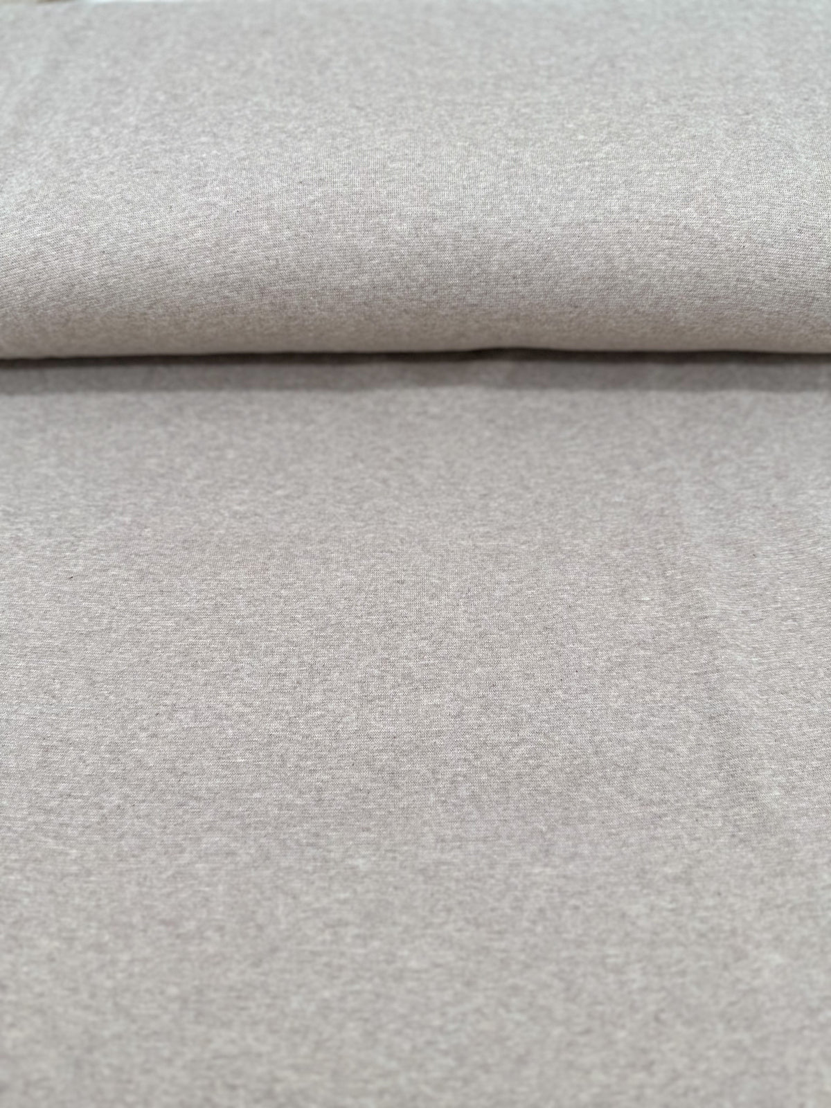 Bündchen Bündchenstoff beige meliert