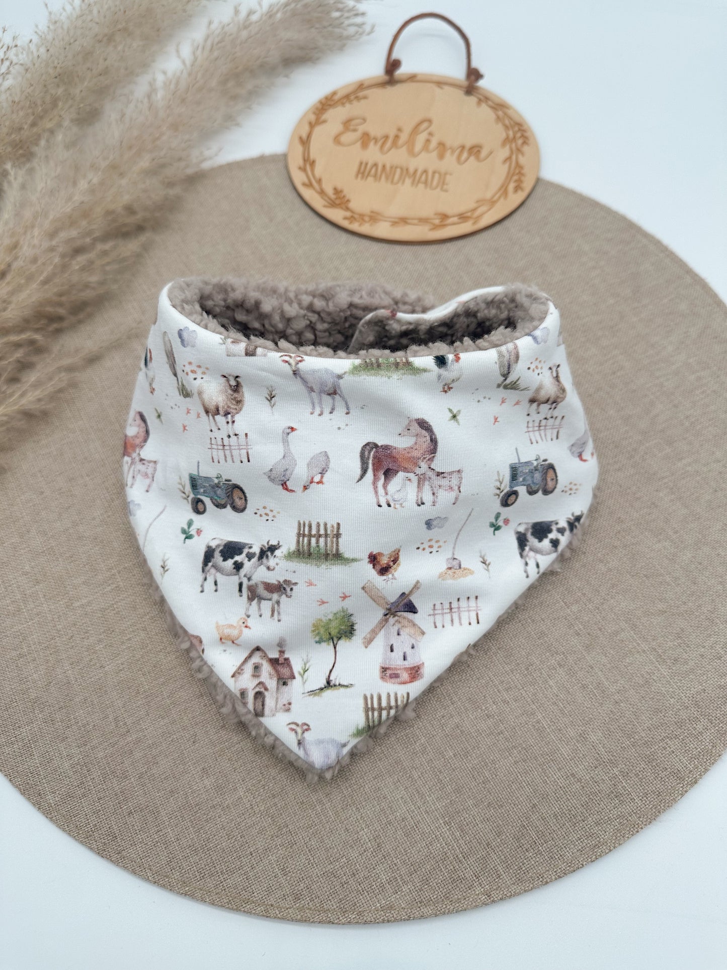 Halstuch Dreieckstuch Baby & Kleinkind Teddyfleece Winter