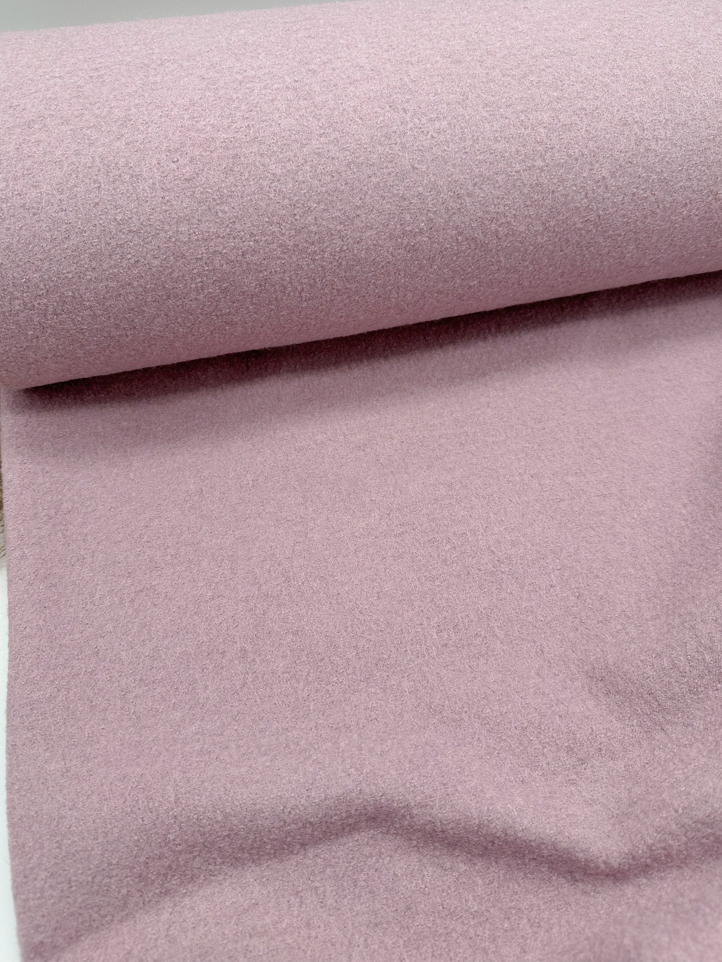 Meterware Wollwalk rosa