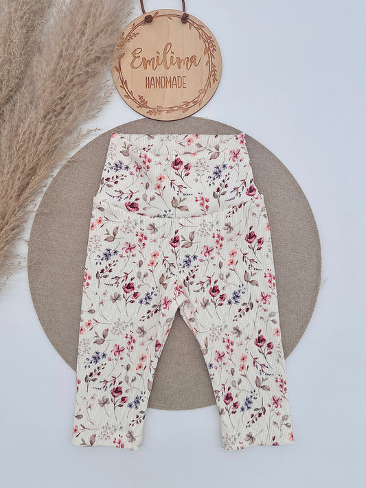 Rib Leggins 3/4 lang - Caprihose