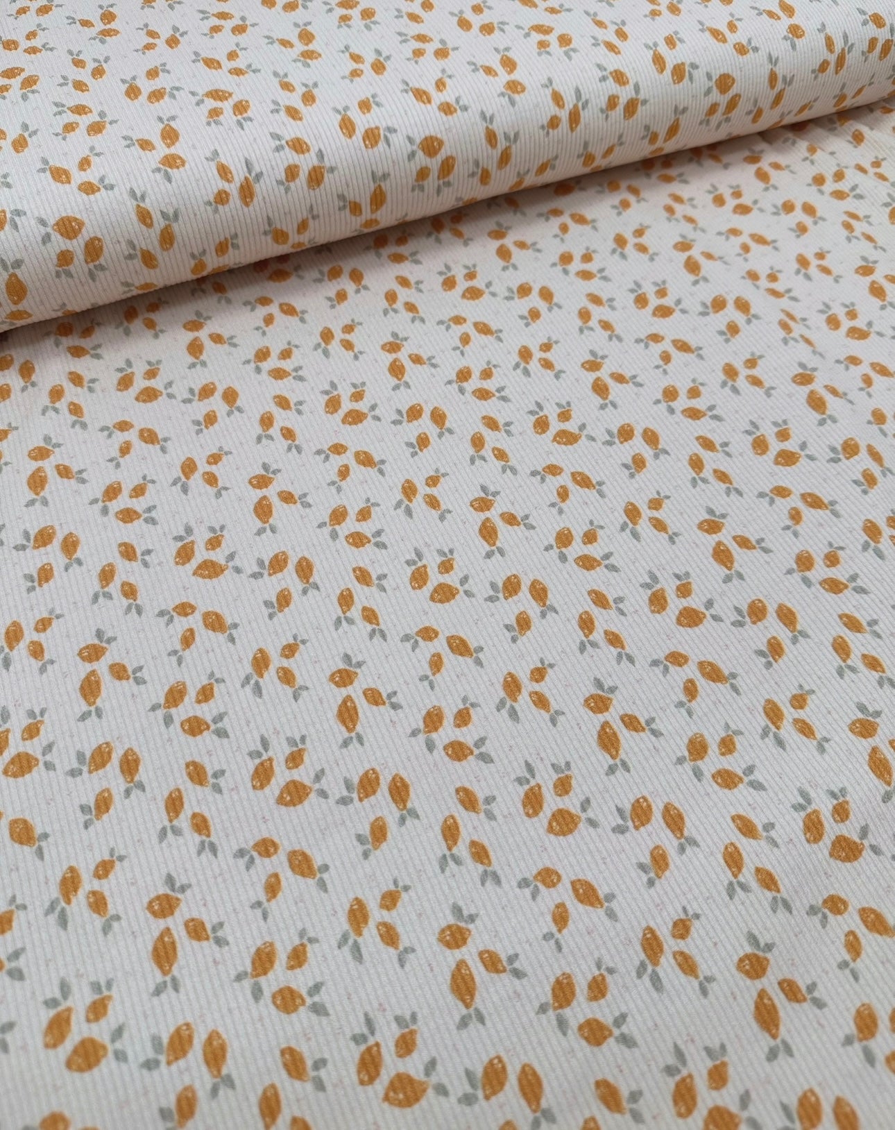 Rib Jersey Zitronen Creme
