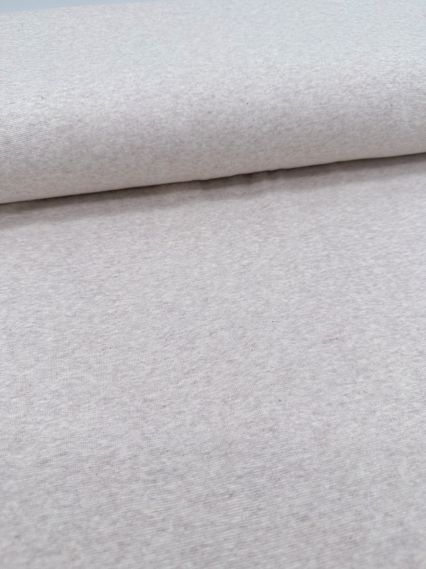 Bündchen Bündchenstoff cream meliert