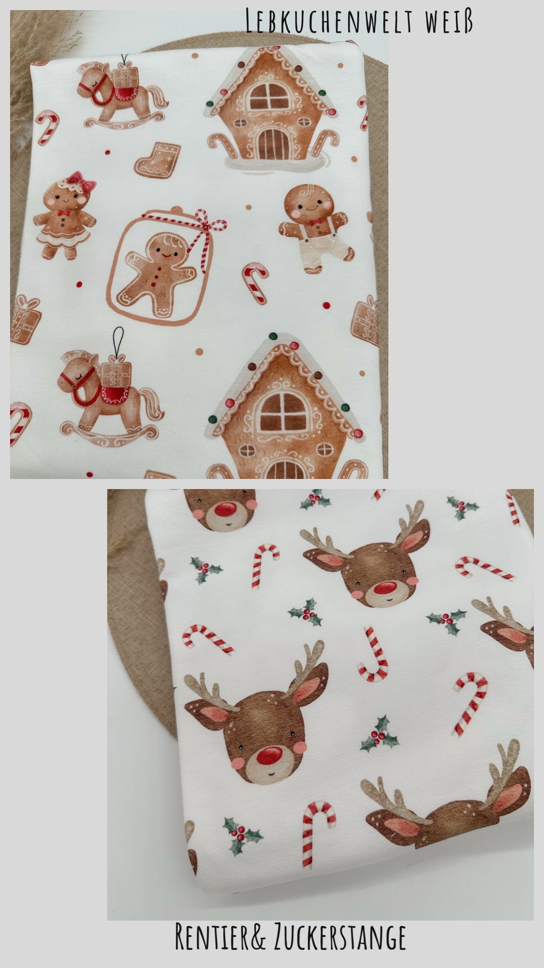 Baggypants Weihnachtsmotive French Terry
