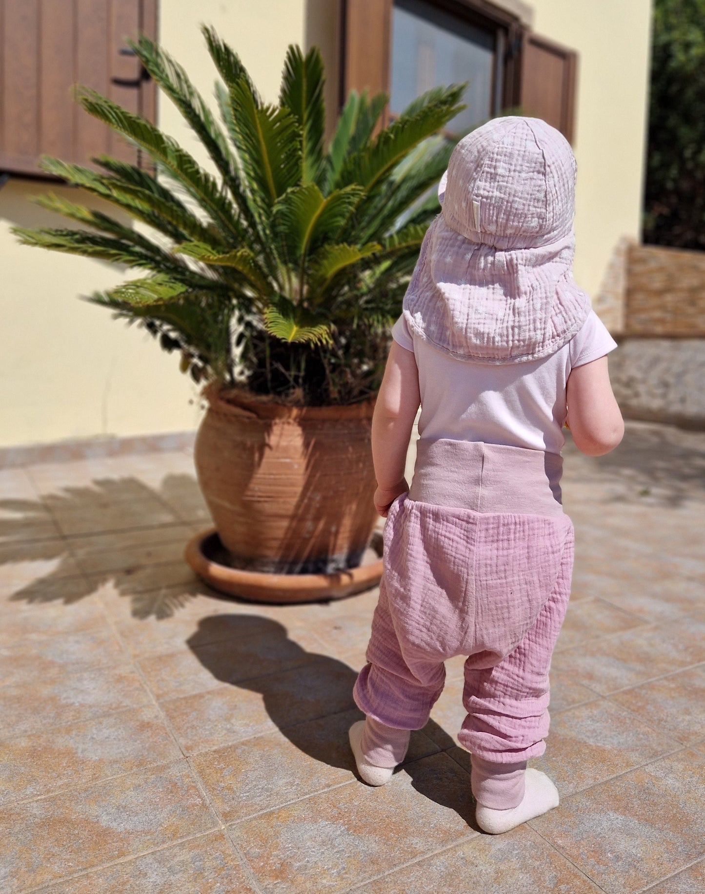 Musselin Pumphose Baby Babyhose Sommer